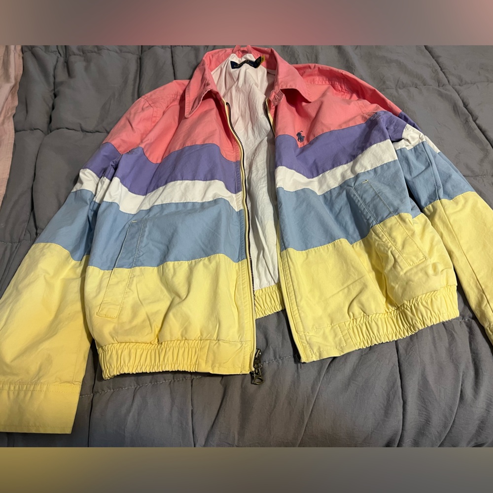 Polo by Ralph Lauren Pink and White Yellow & blue (pastel) Jacket for Women.